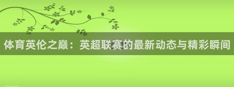 体育英伦之巅：英超联赛的最新动态与精彩瞬间